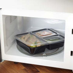 10 x Food Prep Compartment Containers