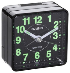 CASIO TQ140 BEDSIDE DESK BEEP ALARM CLOCK PERFECT FOR TRAVELLING + BATTERY BLACK