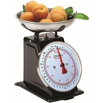 5KG TRADITIONAL WEIGHING KITCHEN SCALE BOWL RETRO SCALES MECHANICAL VINTAGE