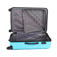3 Piece Lightweight Extra Strong ABS Luggage Set - Cabin Size Included - S/M/L