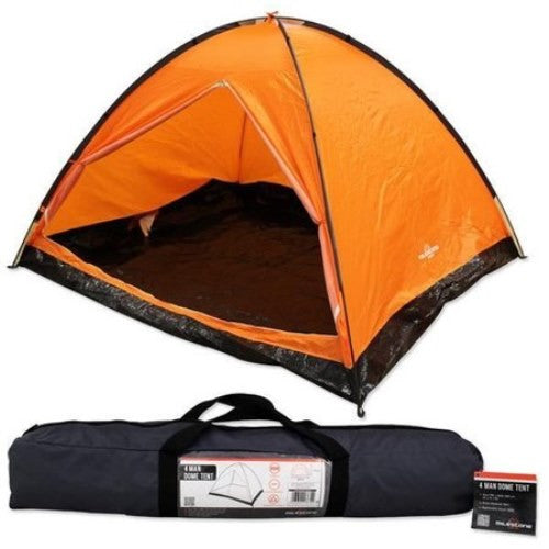 4 Man Berth Lightweight Quick Pitch Dome Summer Festival Camping Tent