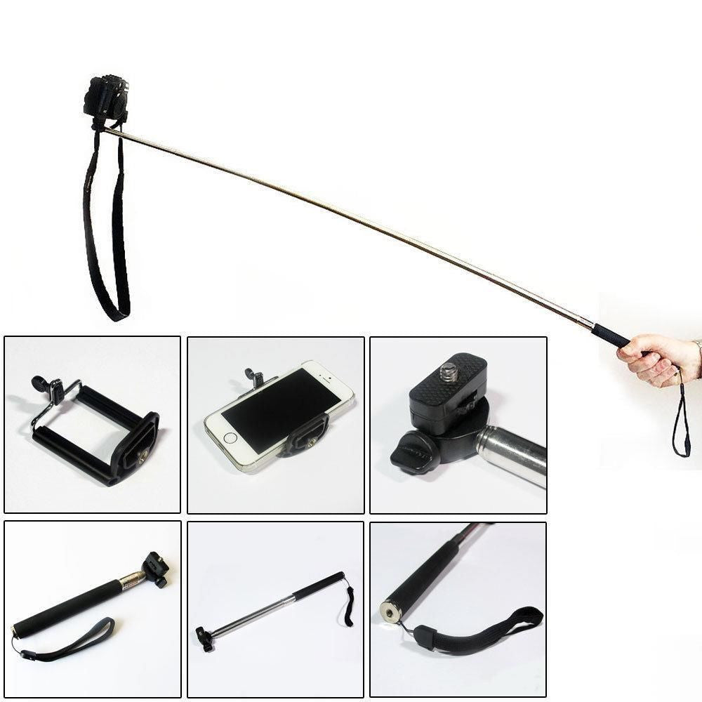 Monopod Selfie Stick (With Bluetooth Remote)