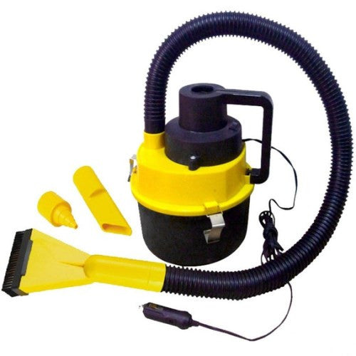 12V Wet Dry Canister Vacuum Cleaner for Car Caravan Vans Boat Inflater for Toys