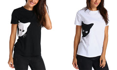 Cat Looking Outside T Shirt