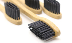 4 Pack Bamboo Charcoal Toothbrush