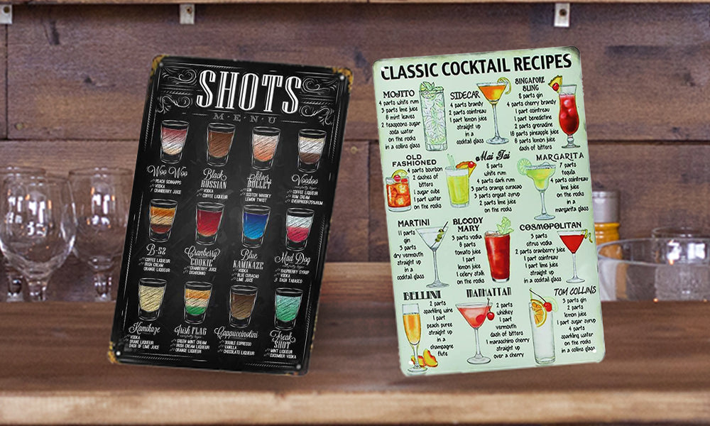 Cocktail & Shot Signs