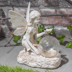 GloBrite Solar Fairy Ornament Statue