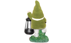 Solar Gnome Lantern Statue