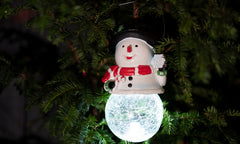 LED Christmas Solar Crackle Ball Light