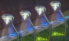 Solar Diamond Stake Light