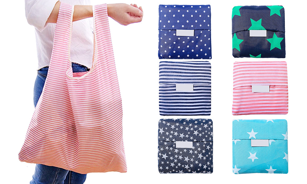 Reusable Emergency Folding Shopping Tote Bag