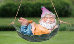 Hanging Gnome Garden Statue