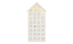 Snowflake LED Wooden Advent Calendar