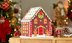 Wooden Gingerbread House Advent Calendar