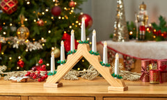 Wooden Christmas Candle Bridge