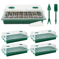 Large Heavy Duty Plastic 4-Pack Seed Trays