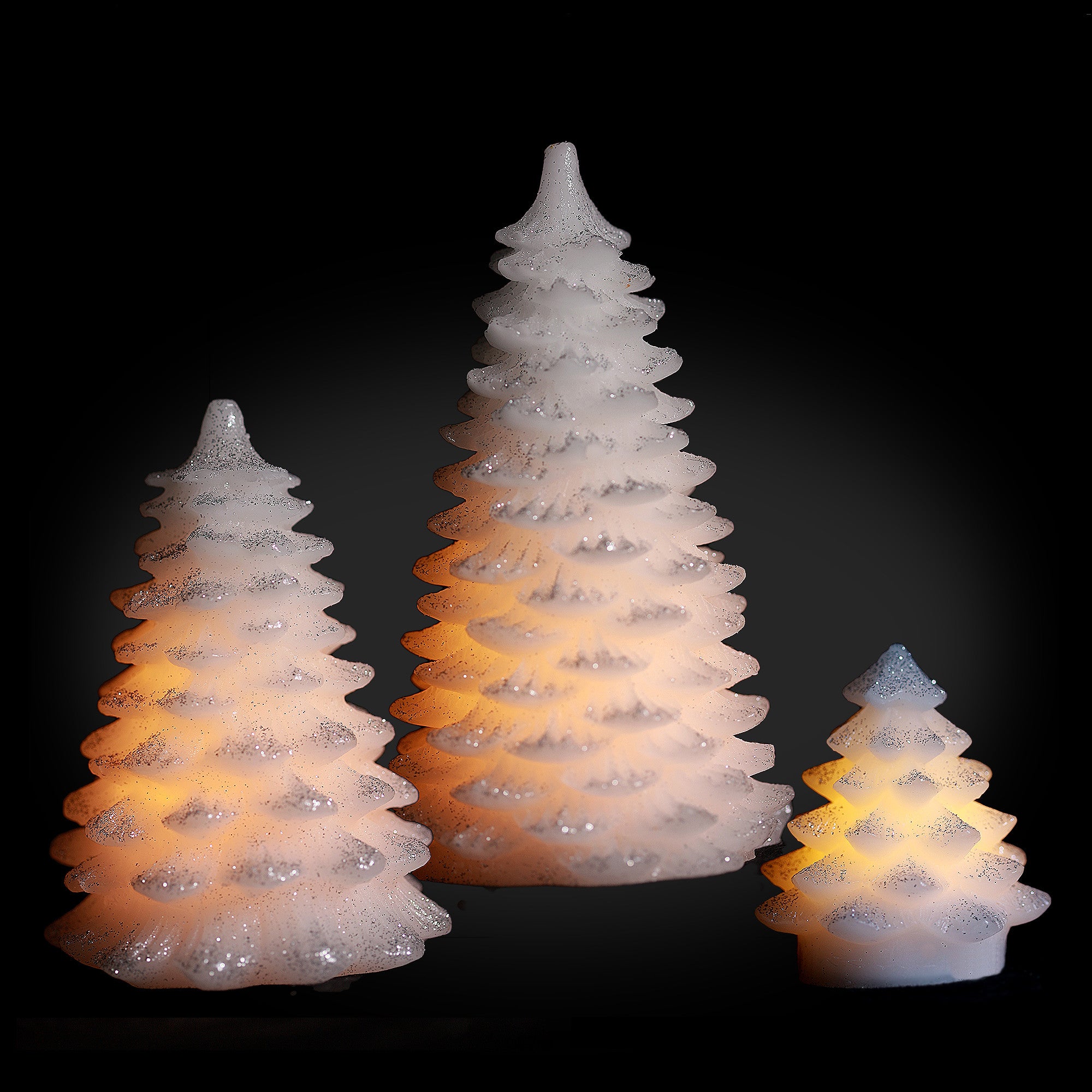 Christmas Tree LED Candles (Pack of 3)