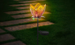 GloBrite Outdoor Hollow Flower Solar Light