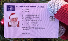 Santa Driving License