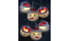 10 Snowman String Lights