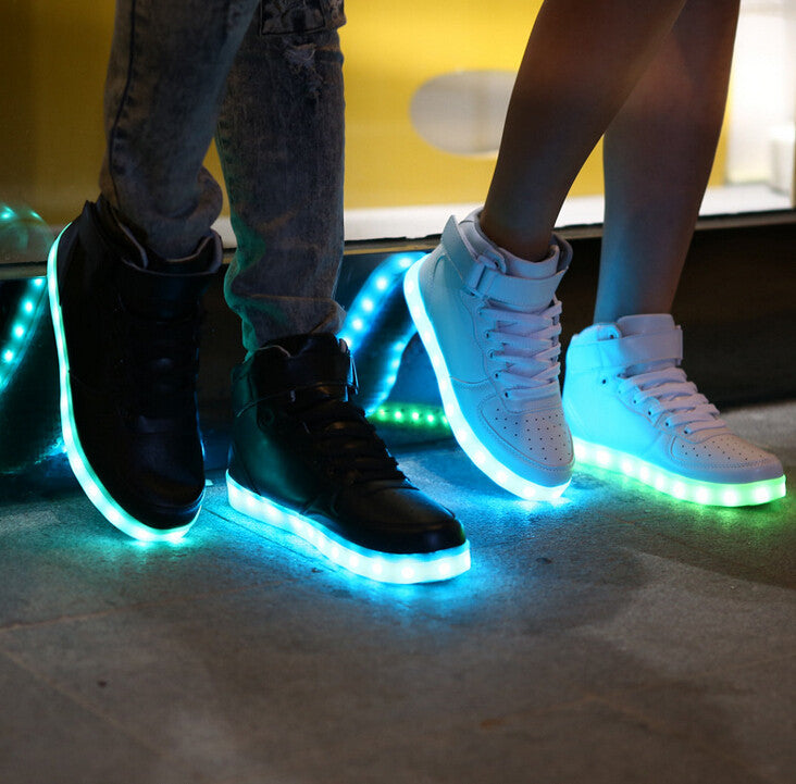 High-Top LED Light Up Trainers