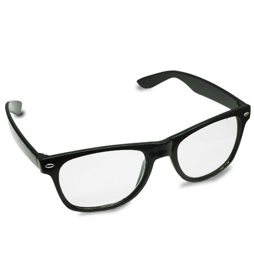 2 x Fashion Retro Vintage Clear Lens Frame Wayfarer Fancy Dress Nerd Geek Glasses