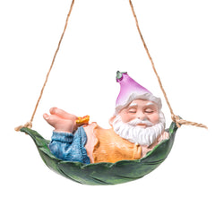 Hanging Gnome Garden Statue